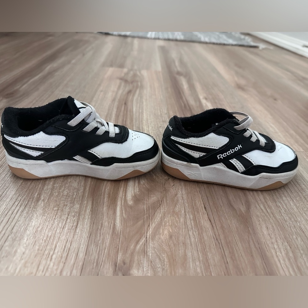 Reebok Kids Black and White Sneakers